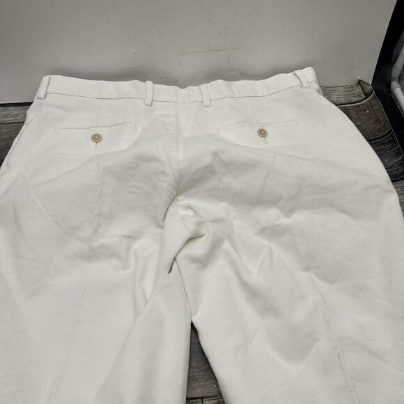 DANIEL CREMIEUX 36x32 Corduroy Pants Signature Collection White. {G}. - Picture 5 of 16